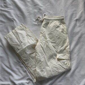 Princess Polly Light Cream Cargo Pants